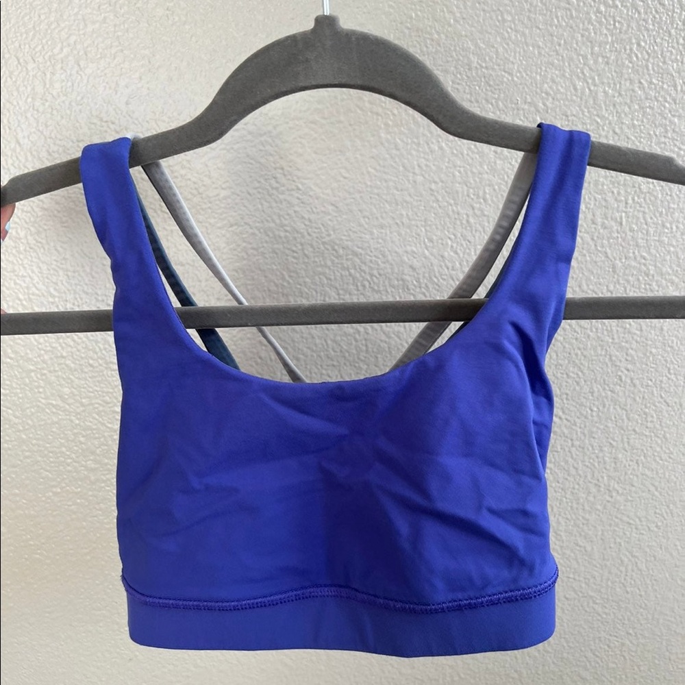 Lululemon Sports Bra Size 4 Purple